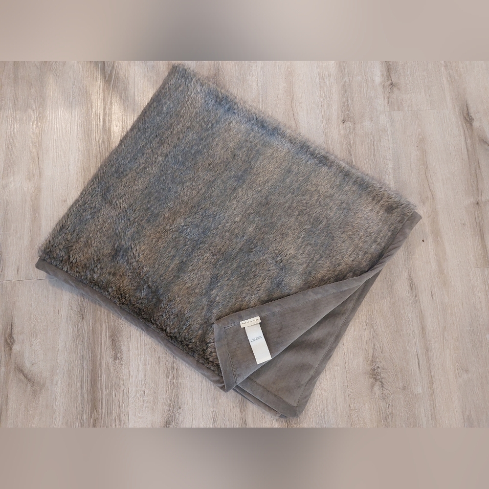 Pottery Barn Faux Fur Throw